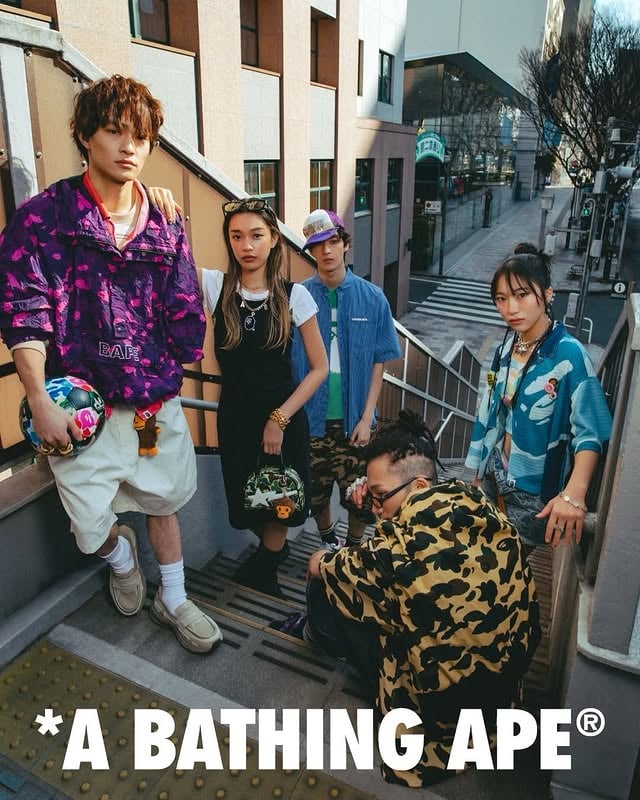SUMMER STATE: BAPE® SS26 June ArrivalsBAPE® captures relaxed summer energy with lightweight layering and clean silhouettes. Breathable cotton and lightweight denim reflect the season’s effortless pace.Iconic ABC CAMO, COLOR CAMO, and 1ST CAMO return as visual anchors against a lighter palette, enhanced by subtle, vibrant pops of purple, blue, and green for a cohesive aesthetic.Now available at BAPE STORE® locations worldwide and US.BAPE.COM#ABATHINGAPE #BAPE #BAPESS26 by @bape_us
