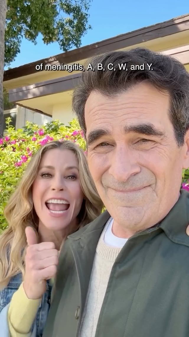 #SponsoredBYGSK While Ty and I were on set filming for @ask2bsure The Mening-Itinerary, we couldn’t resist jumping on a trending social media moment with our co-stars, and meningococcal disease advocates and survivors, John, Patsy, and Jamie.  
  
What we learned from the advocates went far beyond the set. Their stories are a powerful reminder of why it is so important for parents to have proactive conversations about their teen’s health. Meningococcal disease, also known as meningitis, is uncommon, but can be serious. And among teens and young adults, 16- to 23-year-olds have the highest rates of meningitis.   
  
Watch the full episode on Ask2BSure.com and talk to your teen’s doctor about their risk for meningitis and vaccination.