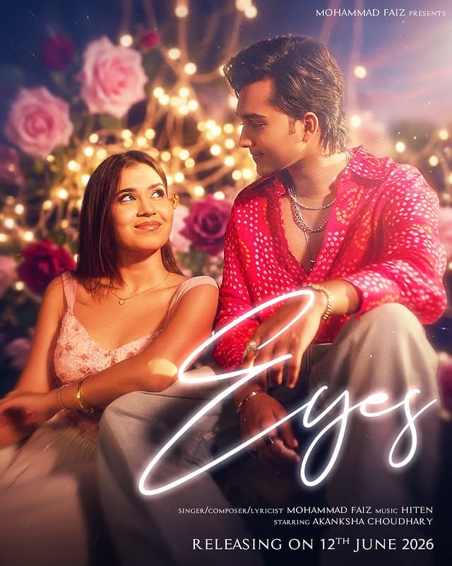 #eyes 12.06.26 ❤️👀
Ab tumhare hawale tan man saathiyo🙌🏻
@akankshachoudhary_official @ihitenmusic 

#mohammadfaiz #akankshachoudhary #hiten #teamfaiz