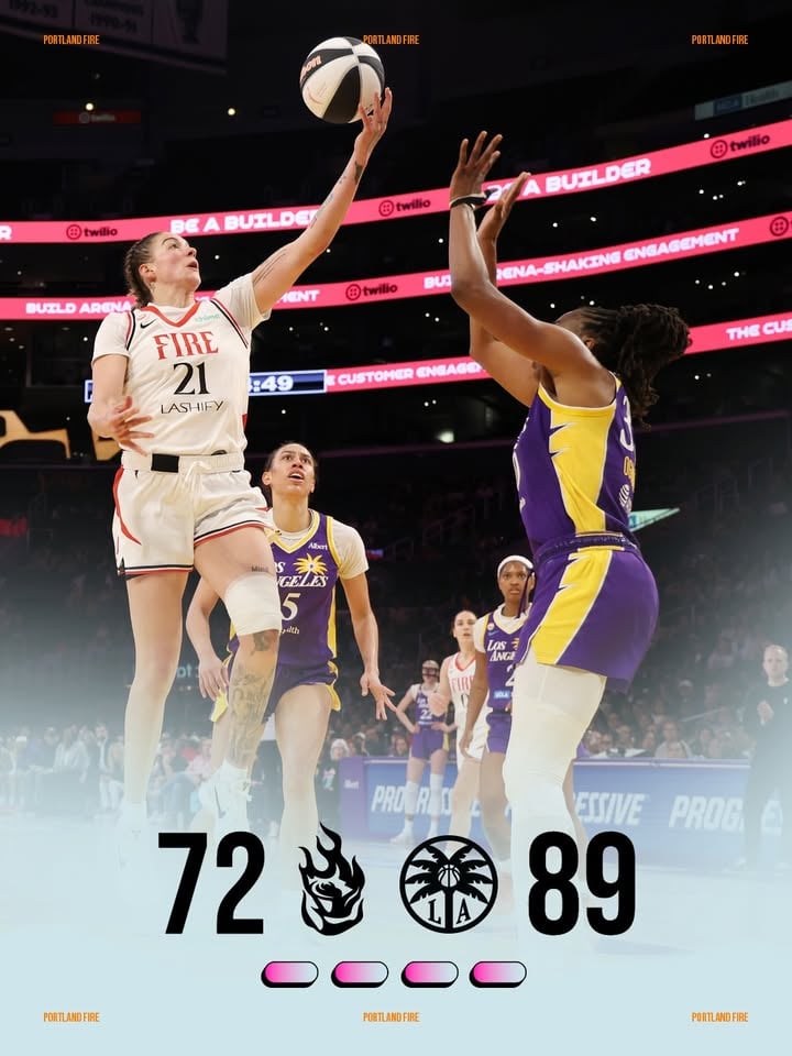 final score in LA