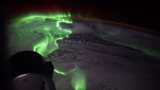 A timelapse view from our @spacex Dragon of the spectacular southern aurora seen in yesterday’s post, a result of a recent solar event. As opposed to the previous aurora I’ve seen, this one danced and snaked its way directly below us, putting on quite a show. I am in awe of this ethereal and emotionally evocative phenomenon.