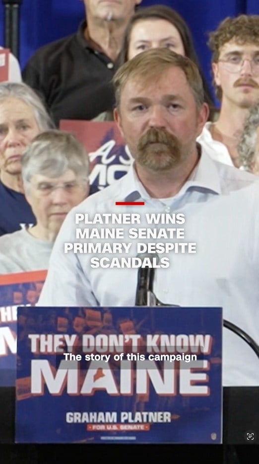 Graham Platner is projected to win Maine’s Democratic Senate primary, despite a swirl of controversies over Platner’s past behavior. CNN’s @arlettesaenz explains what his victory could mean for the general election in November.

More takeaways at the link in our bio.