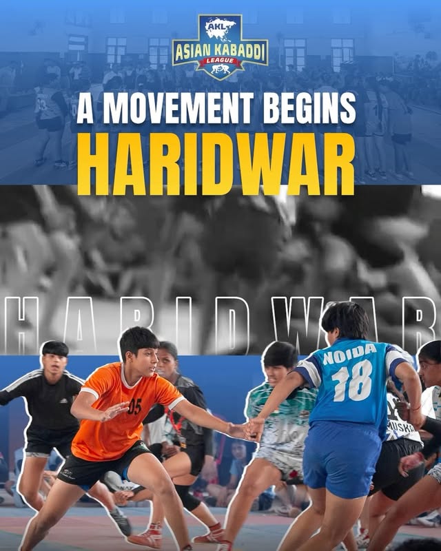 A moment begins in Haridwar. 🔥The passion, the energy, the hunger to make it big Haridwar Trials set the tone for what’s coming next in the Asian Kabaddi League. 💪🏽🏆One city done. The journey continues.📍 Next Stop: ChandigarhAre you ready to step onto the mat and make your mark?#AsianKabaddiLeague #AKLTrials #HaridwarTrials #roadtoaklasse by @kabaddiadda