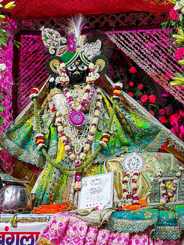 आज 10/06/2026 के अति सुंदर श्रृंगार दर्शन ठाकुर श्री बाँके बिहारी लाल जी के 🥹❤️
.
जय बिहारी जी की ❤️🌸
. 
श्री बाँके बिहारीजी के रोजाना फूल बंगले के दर्शन करने के लिए हमारे पेज @kaanha_ke_deewane को फॉलो करें🙏❤️
.
Like , share , save and share it to your story 🌺
..
Visit my profile and turn on notification 📌
_______________________________________
..
#bankebihari #bankebiharitemple #phoolbangla #phoolbanglamahotsav #viralreels