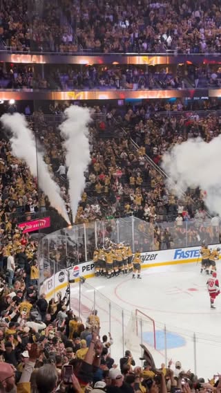 The 2OT shot that sent The Fortress into a frenzy 🤯 
@vegasgoldenknights secured Game 3 ⚔️ #ForgedInGold