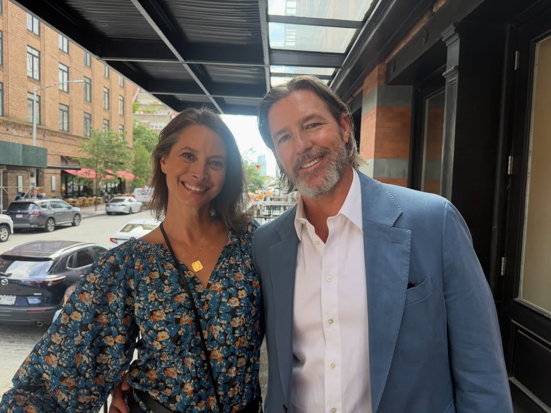 23 years of marriage - and nearly 26 years of mostly laughter, adventure, and becoming by your side.

Congratulations on your latest film, Finnegan’s Foursome. What a perfect way to celebrate our anniversary - surrounded by friends and family last night in NYC, on the eve of Game 3. This one will be tough to top. Let's Go Knicks! 🧡💫🍾