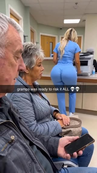 I just came out here to print some charts and now I’m bout to be the reason a 50-year marriage ends in the waiting room. If she sends him straight to the ER over this it ain’t none of my business 😭🤦‍♀️