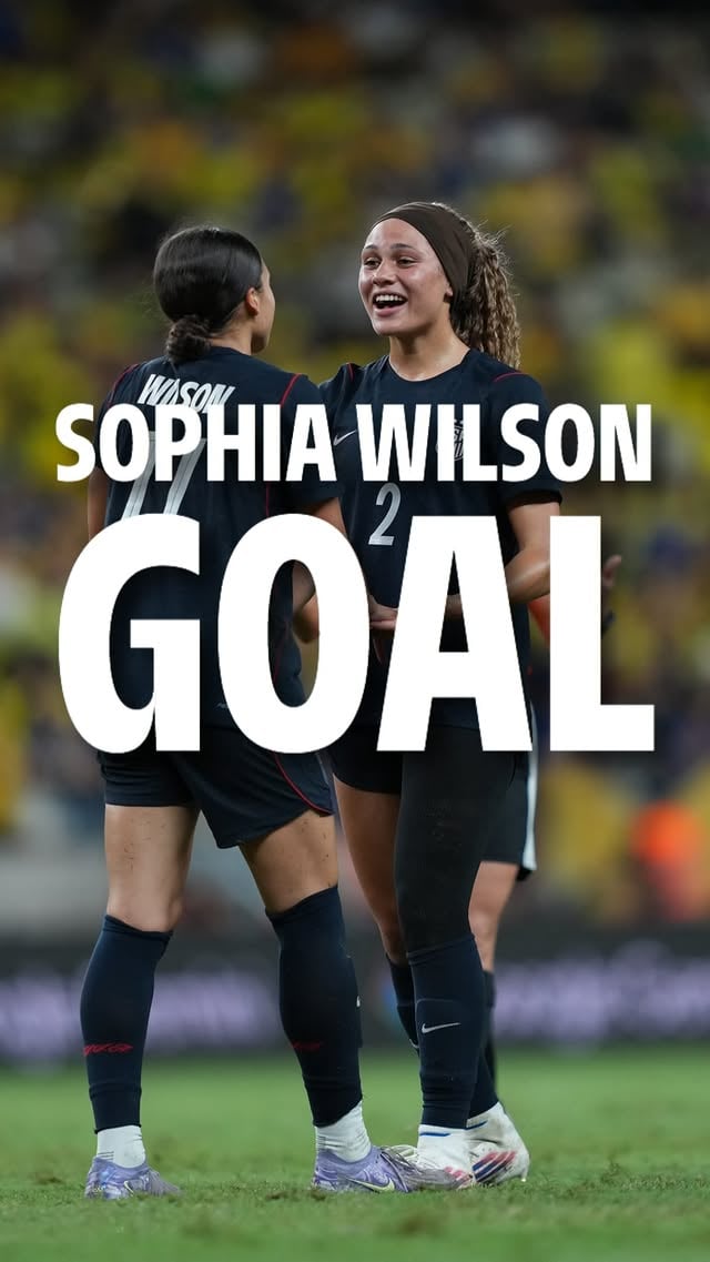 BACK TO BACK GAMES WITH A GOAL FOR SOPH ‼️⁣
⁣
USWNT x @vw