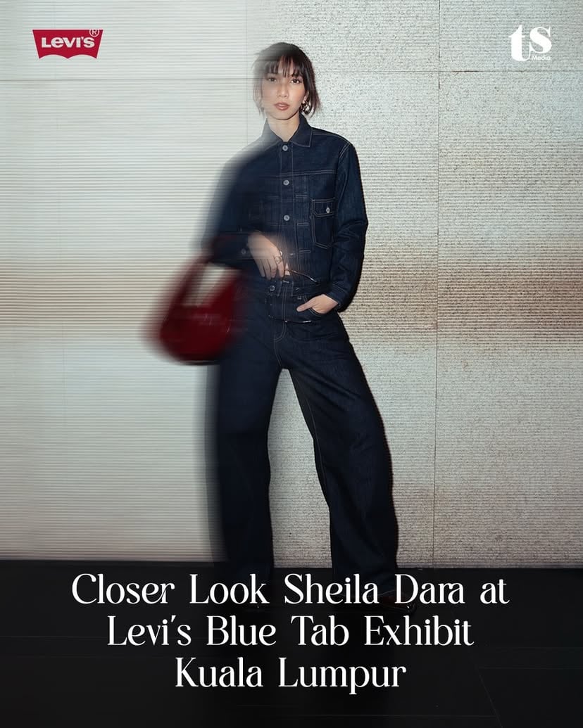 Sheila Dara stole the spotlight at the @levis Blue Tab Exhibit Kuala Lumpur, serving effortless chic in timeless denim.

A perfect blend of classic and modern—proof that denim never goes out of style.

Get inspired and shop your next favorite Blue Tab Look at Levi.co.id.

#LevisID