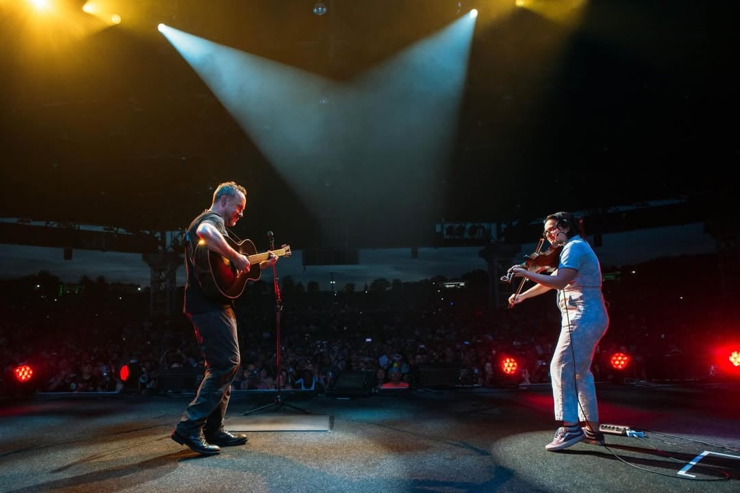 Wow! Still processing getting to sit in with @davematthewsband on Friday in Raleigh. What an absolute honor to play music with such legends. Truly inspiring to get to see behind the scenes and play music with the band. Thanks to everyone in the band and on the crew for being so warm and welcoming! 

Photos 1-6 from @sanjaysuchak 
Photos 7-11 from @jeffcoffin 
Photo 12 from @fiddlemar