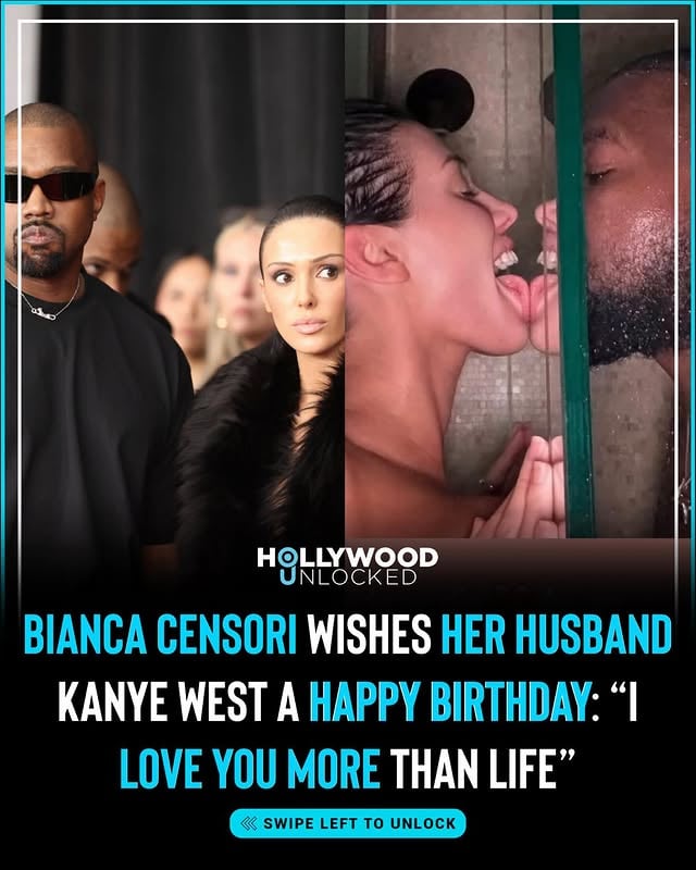 #FlirtAlert: Aww! #BiancaCensori wishes her husband #KanyeWest a happy birthday! 🎈 #Socialites join us in wishing him a happy bday!! (Swipe)