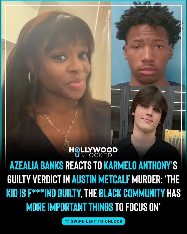 HU Staff: Ariela Anís @ari.anis
Rapper Azealia Banks joins the rest of social media in reacting to the controversial guilty verdict handed down upon Karmelo Anthony — the 17-year-old Texas student accused of stabbing 17-year-old Austin Metcalf at a school track met. The fatal stabbing occurred on April 2, 2025 after Anthony got into an altercation with the victim and his twin brother, Hunter Metcalf.
___________________________________________________
In May 2025, we learned that Anthony — who was 17 at the time of the stabbing and is now 19 — would be charged with first-degree murder, and tried as an adult, under Texas state law. A year later, on June 9, Texas District Court Judge John Roach Jr., a White man, read the verdict after an all White jury deliberated for 2-3 hours. They found Anthony guilty of first-degree murder, leaving him in tears in the courtroom. Hours later, Anthony was sentenced to 35 years in prison, eligible for parole in 17-and-a-half years. He was previously facing a sentence ranging from 5 to 99 years or life in prison. While reacting to an X user posting about Anthony’s guilty verdict, Azealia Banks replied: “He is guilty. He’s completely guilty.” Another user replied, “Manslaughter maybe — ‘murder’ no. That usually needs to show intent … seems like self-defense.”
___________________________________________________
Banks fired back, “It’s not self-defense when you taunt someone, saying, ‘Touch me and see what happens,’ 5 times. He [had] intent on stabbing Austin, Plus - you’re not allowed to bring weapons onto school property or have them at school events. The kid is f***ing guilty. I have to think, how would I feel if Austin were Black?  I’d definitely find him extra guilty.  What would have been a routine fight between boys at a school ended up with one dead. This is not what the Black community needs to be focused on we have more important things to do.”
___________________________________________________
Click the link in bio for full story 📸 Instagram / Facebook