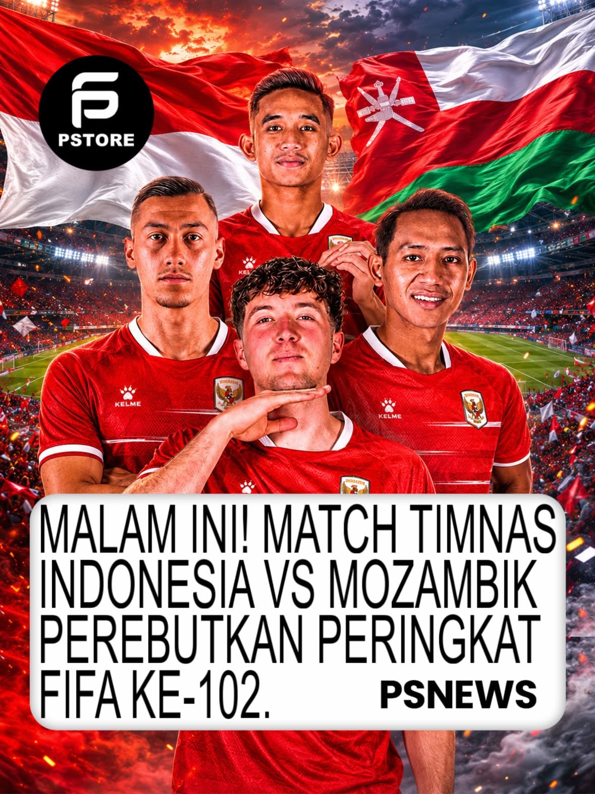 Bawa pulang skor berapa timnas hari ini der?