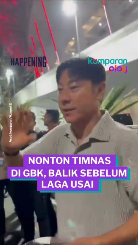 Pelatih Persija, Shin Tae-yong, hadir di Stadion GBK untuk saksikan laga Indonesia melawan Mozambik. Namun, Shin pulang sebelum pertandingan usai.
Kira-kira coach Shin mantau siapa ya, Gais?�
📸: Dok. kumparan
📝: happening | update | bolasports | vol | R189 | E007